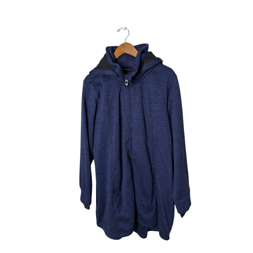 Calvin Klein Performance Heather Navy Full Zip Hoodie Jacket Size 3X